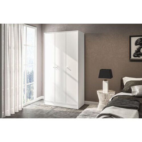Lemari Pakaian Kayu Minimalis 3 Pintu Arnice