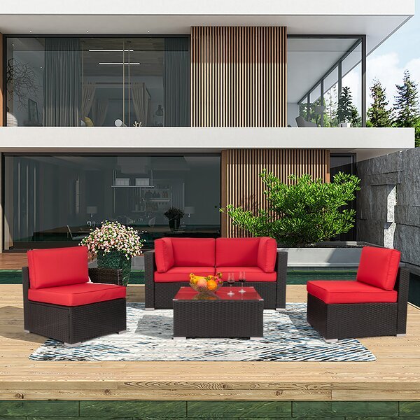 Kursi Rotan Sofa Santai Minimalis Swain