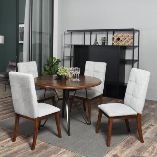 Meja Makan Minimalis Modern 4 Kursi Deella