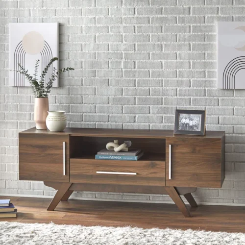 Meja TV Jati Minimalis Console