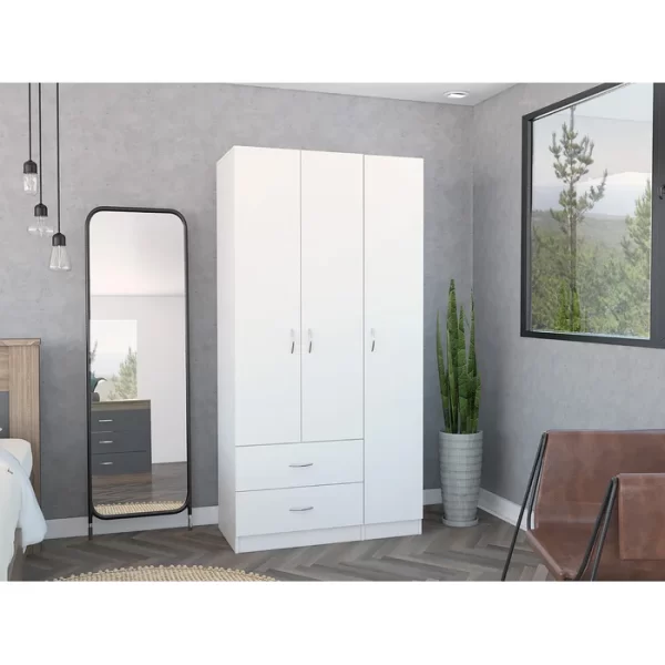 Lemari Pakaian Minimalis Modern 3 Pintu