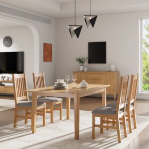 Kursi Makan Minimalis Kayu Jati Solid